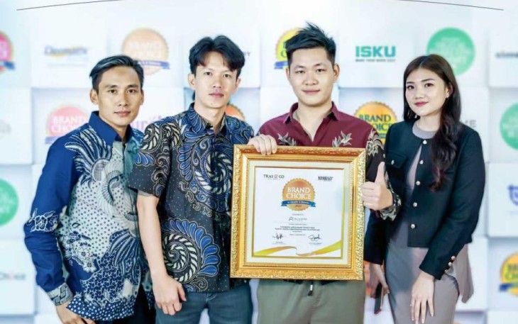 MLEN DIARY saat Raih Penghargaan Tertinggi “2025 Health & Beauty Brand Choice Award”