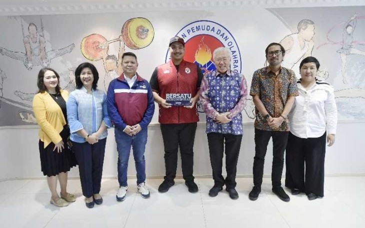 Menteri Pemuda dan Olahraga Republik Indonesia (Menpora RI) Dito Ariotedjo menerima jajaran direksi B-Universe di Kantor Kemenpora, Jakarta, Selasa (18/2)