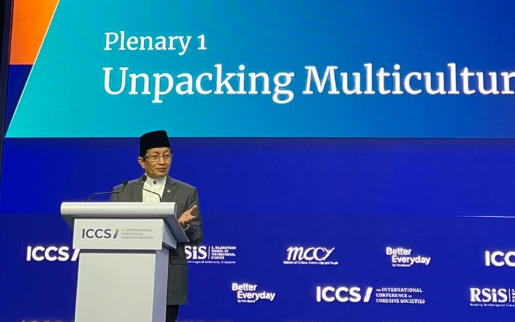 Menteri Agama Nasaruddin Umar, di Singapura, Selasa (24/6/2025).