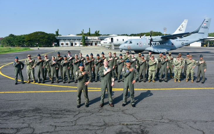 Surveillance Exercise (SURFEX) secara terkoordinasi dengan pesawat P-8A Poseidon milik Angkatan Laut Amerika Serikat (US Navy). 
