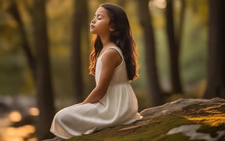 Ilustrasi jiwa yang tenang menghadapi kehidupan Foto: Freepik