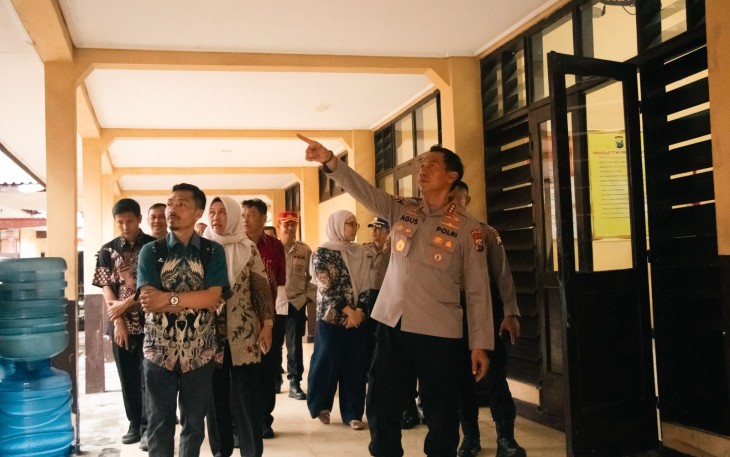 SPN Polda Jawa Timur saat terima kunjungan Tim Lemdiklat Polri Kaji Implementasi Diktukba.