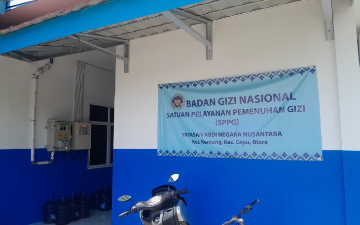  Dapur SPPG Kentong 2 milik Yayasan Abdi Negara Nusantara yang terletak di Desa Kentong Kecamatan Cepu Kabupaten Blora.