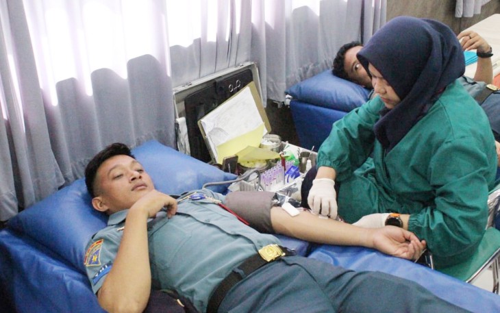 Satlinlamil 3 Baksos Donor Darah Sambut HUT ke-5