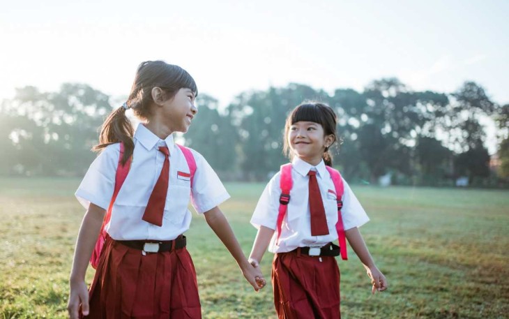 Ilustrasi siswa sekolah dasar negeri