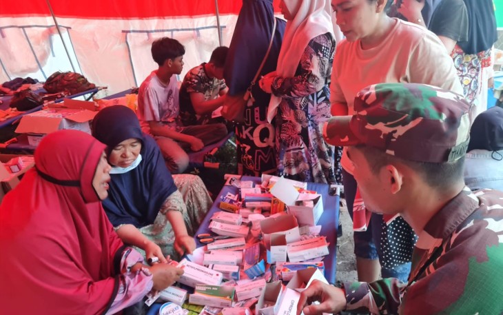 Pos Kesehatan Terpadu layani Korban Banjir Aceh