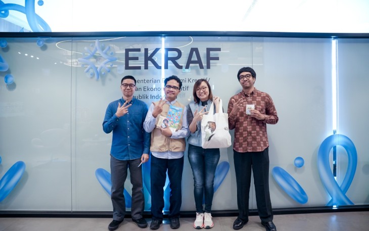 Wakil Menteri Ekonomi Kreatif, Irene Umar, menerima audiensi Whiteboard Journal, bahas potensi kolaborasi dalam penguatan data, riset, dan publikasi ekosistem ekonomi kreatif nasional. Jakarta, Selasa (23/12/2025).