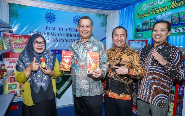 Wamen UMKM Helvi Moraza mengapresiasi penyelenggaraan Muhammadiyah Jogja Expo #4 2025 dan menyebut para pengusaha UMKM sebagai sosok pejuang kemanusiaan. Minggu (14/9).