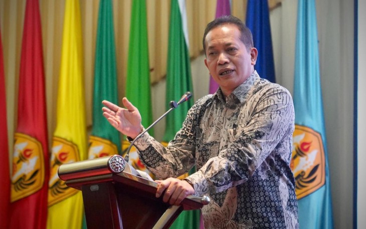 Wamenkop, saat menjadi narasumber pada acara Seminar Nasional dan Expo Inovasi, di Kampus Universitas Padjajaran Jatinangor Bandung, Rabu (20/8).