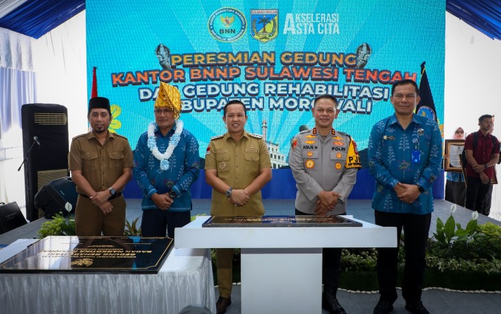 Kepala BNN RI Resmikan Gedung BNNP dan Gedung Regabilitasi di Sulawesi Tengah 