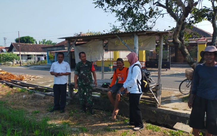 Babinsa Desa Suluk Melaksanakan Kegiatan Ketahanan Pangan Bersama PPL
