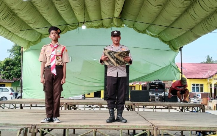 HUT Pramuka Ke-64 Tahun 2025 Kwatir Ranting Belitang Mulya