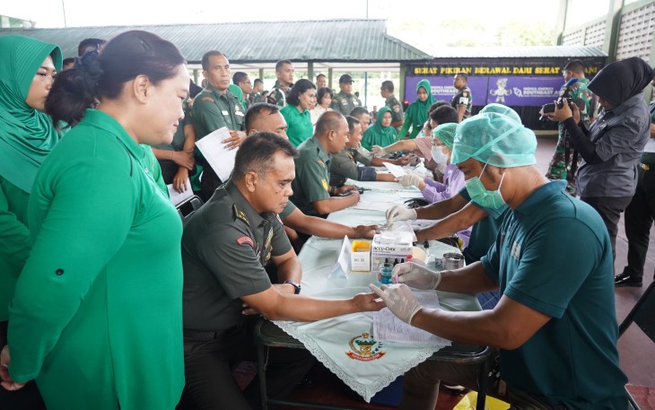 Donor Darah HUT ke-79 Persit