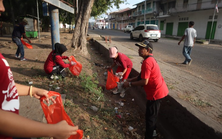 Aksi PN Maumere NTT Rayakan HUT RI-MA 