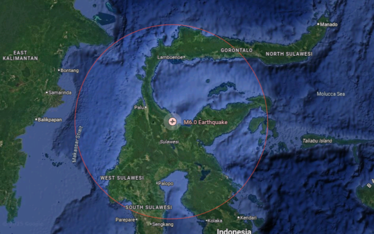 Gempa Bumi M 6.0 Poso