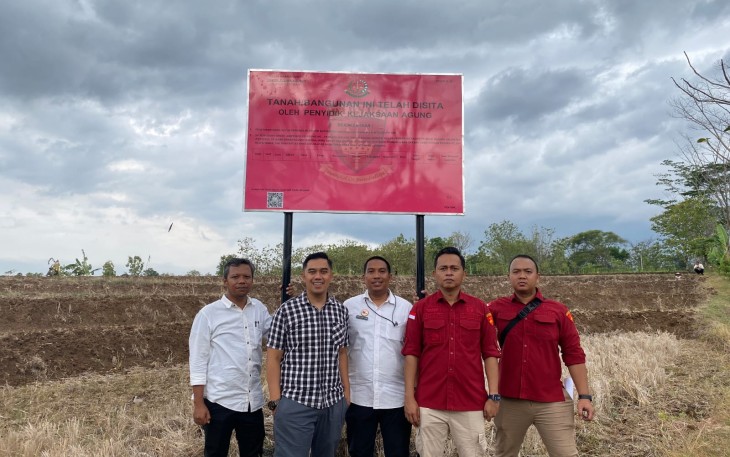Penyitaan Aset Tanah Senilai Rp510 Miliar Milik Tersangka ISL
