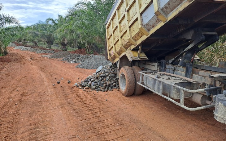 Material Dan Alat Terus DiKebut Satgas TMMD 123 Kodim 0407/Kota Bengkulu