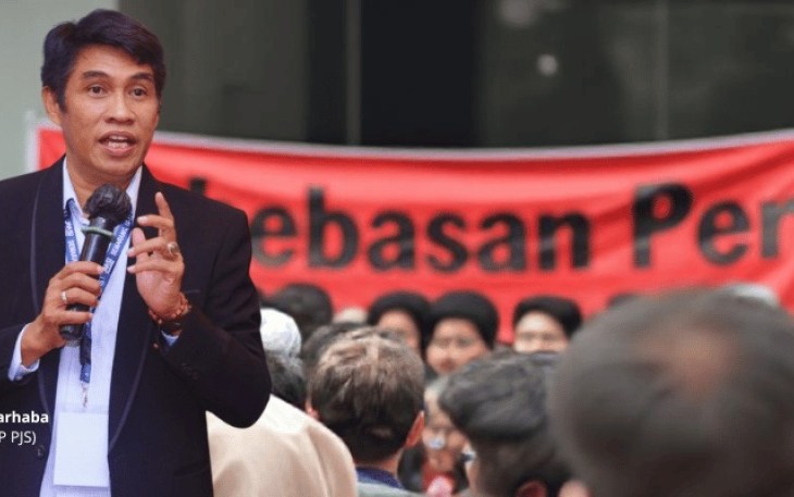 Ketua Umum DPP Pro Jurnalismedia Siber (PJS) Mahmud Marhaba S.Pd, C.IJ, C.PW