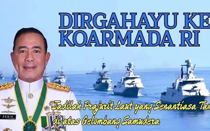 Komando Armada Republik Indonesia (Koarmada RI) memperingati hari jadinya pada 3 Februari 2025 