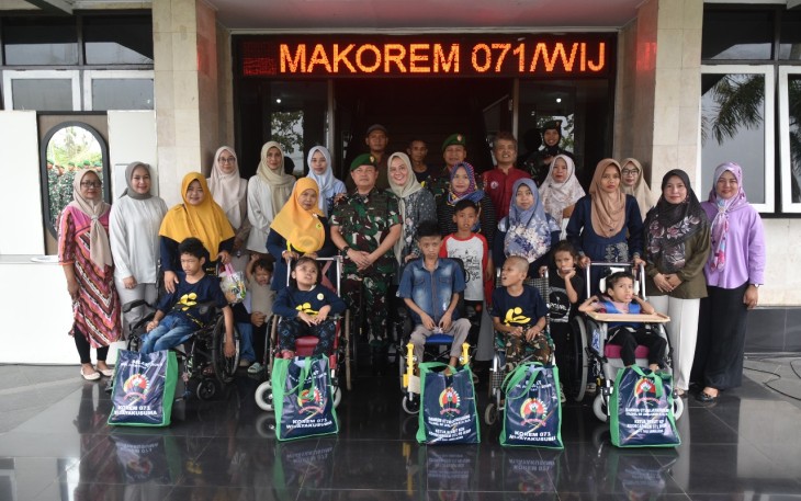 Korem 071/Wijayakusuma Peduli Disabilitas Ganda Banyumas 