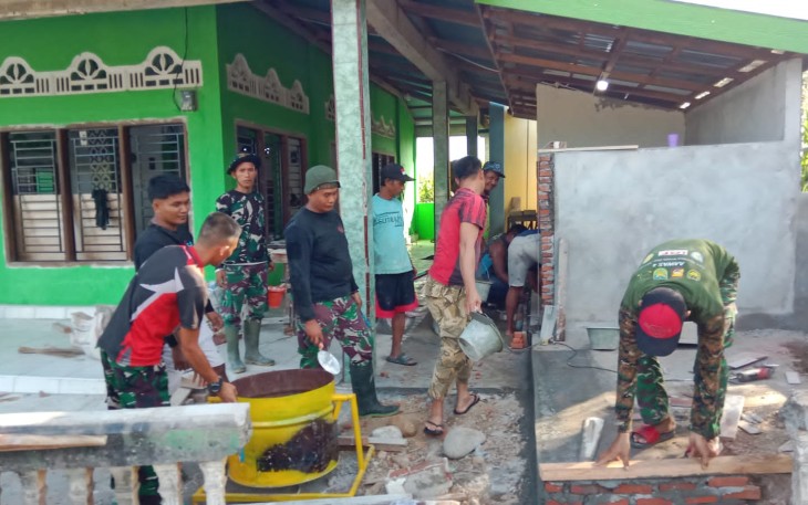 Anggota Satgas TMMD ke-124 Kodim 0408/BS Terus Percepat Proses Penyelesaian