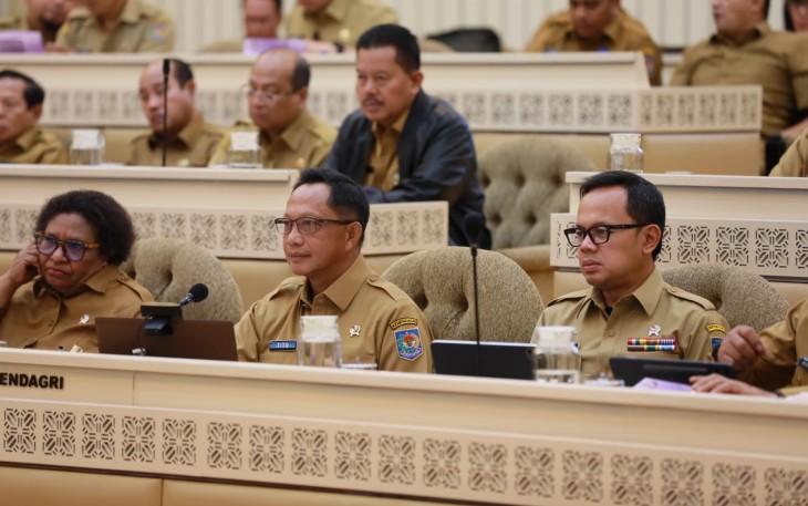 Menteri Dalam Negeri (Mendagri) Muhammad Tito Karnavian selaku Kepala Badan Nasional Pengelola Perbatasan (BNPP)