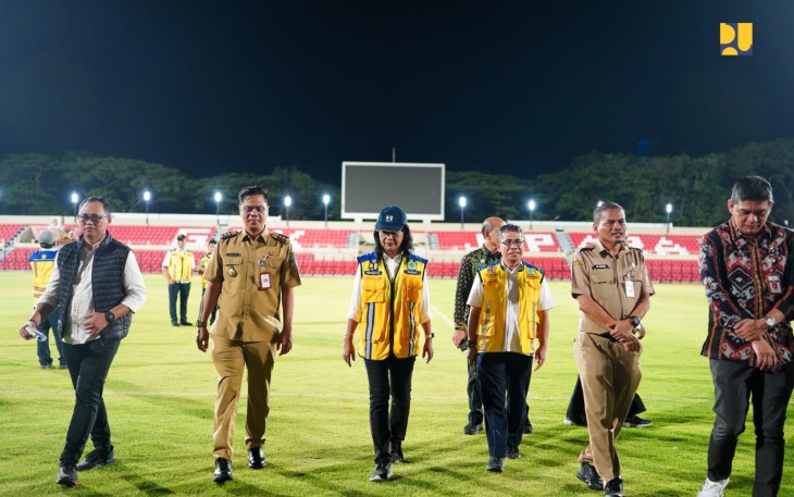 Wamen PU Tinjau Operasional Stadion Gelora Bumi Kartini di Jepara