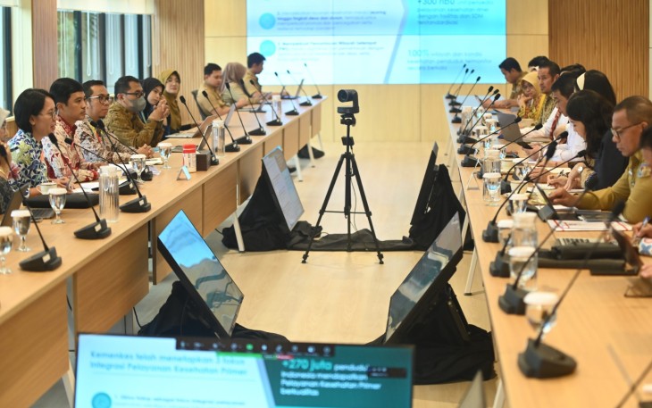 Rapat Pembahasan Revitalisasi Kader yang berlangsung di Kantor Kemenkes