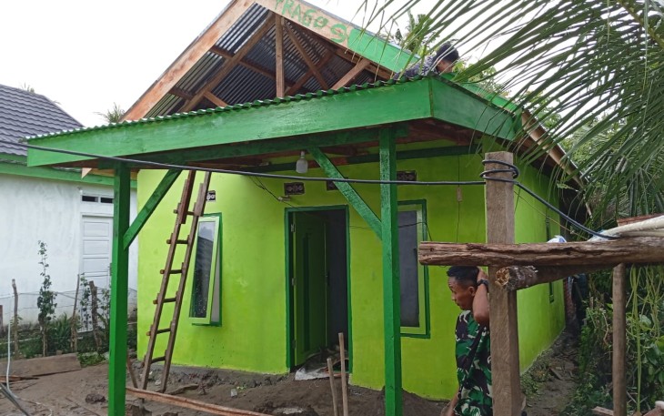 rehab RTLH sudah mencapai 100 persen. 