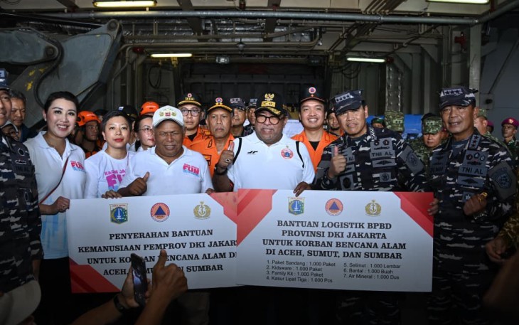 TNI AL Salurkan Bantuan Kemanusiaan Skala Besar ke Aceh, Sumut dan Sumbar