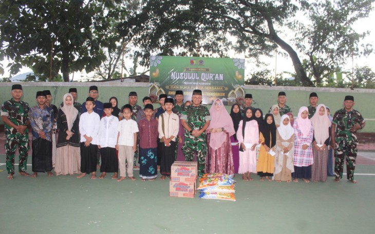 Kodim 0806/Trenggalek menggelar peringatan Nuzulul Qur’an tahun 1446 H dengan semangat yang menginspirasi