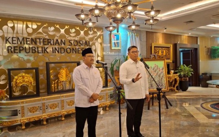Wamentan Sudaryono saat memberikan keterangan pers di Jakarta, Senin (20/1)