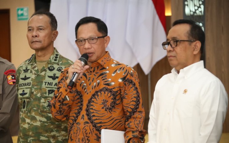 Wakil Ketua I Satgas PRR Letjen TNI Richard Tampubolon dampingi Ketua Satgas