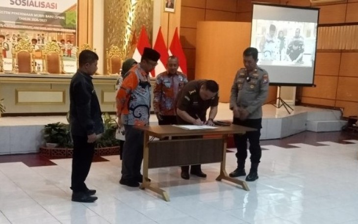 Sosialisasi Sistem Penerimaan Murid Baru (SPMB) tahun ajaran 2026/2027 untuk jenjang TK, SD dan SMP.