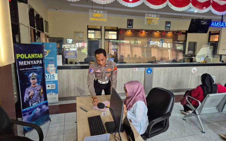 Polantas menyapa Polres Bondowoso 
