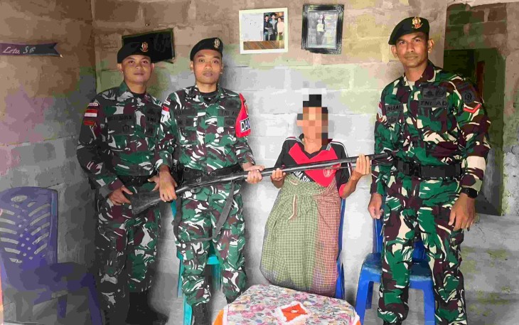 Penyerahan sukarela senjata api di perbatasan 