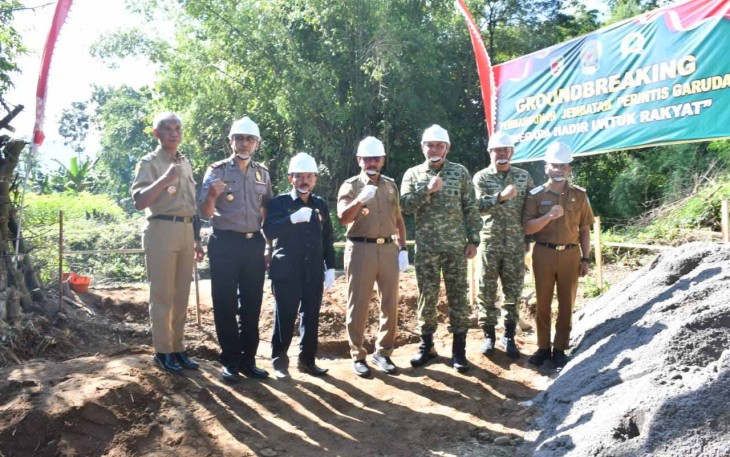 Groundbreaking jembatan garuda di wilayah Ponorogo 