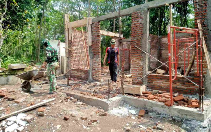 Sasaran fisik pembangunan musholla Baiturrahman Dusun Ledok Desa Brabe