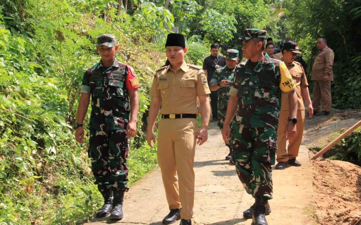 Kunjungan Tim Wasev TMMD ke-128 