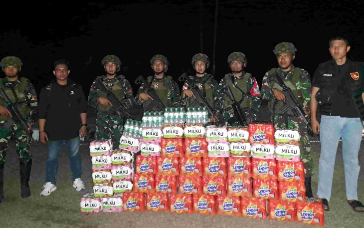 Penyelundupan minuman di perbatasan RI-RTDL