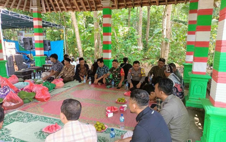 Syukuran panen jagung di wilayah desa binaan