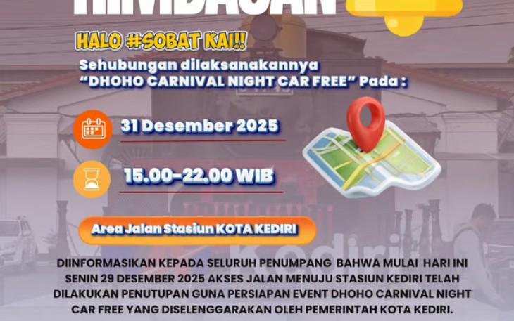 Himbauan dari KAI Daop 7 Madiun