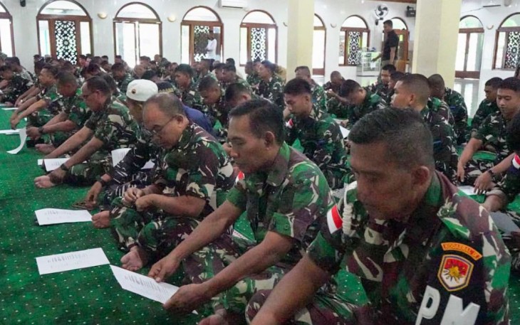 Doa bersama prajurit Kodaeral IX 