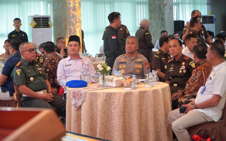 Kejaksaan Tinggi (Kejati) Bengkulu menggelar pertemuan lintas Aparat Penegak Hukum (APH)