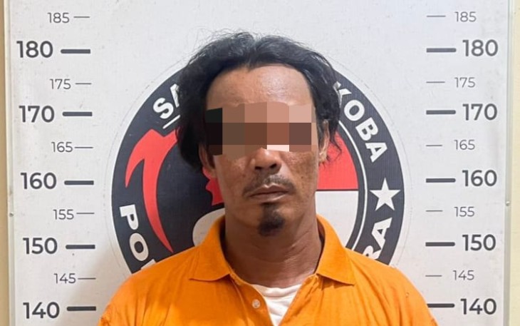 Terduga Pelaku Saat Diamankan 
