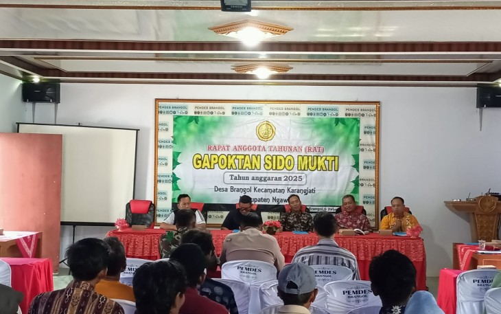 Rapat Gapoktan wilayah desa binaan 