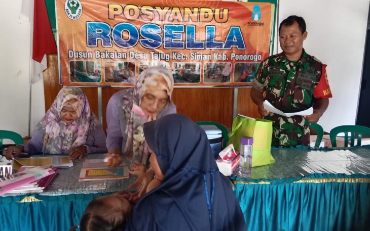 Posyandu balita wilayah binaan 