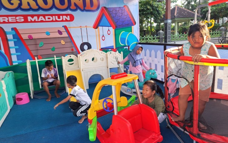 Playground fasilitas unggulan Polres Madiun