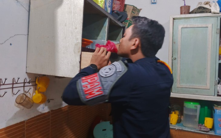 Razia warga binaan lapas narkotika Pematangsiantar, Rabu (15/4)
