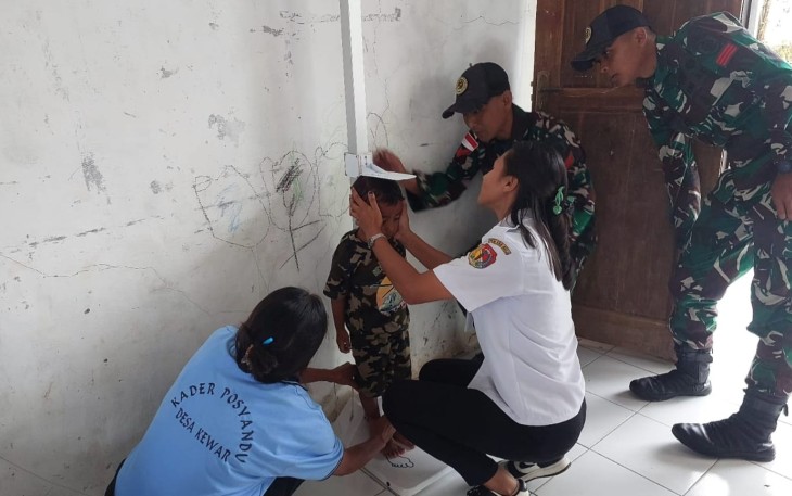 Posyandu balita di perbatasan